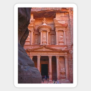 Treasury. Petra. Jordan. Sticker